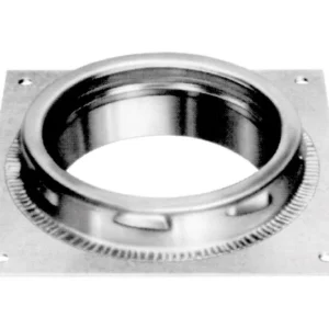 Placa de anclaje Selkirk de acero inoxidable de 6 pulg. de diámetro y calibre 28 - Caja abierta