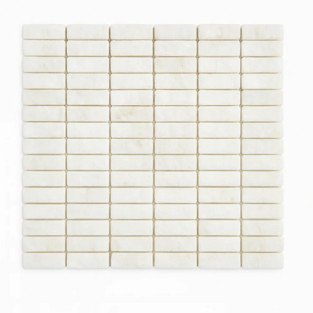 Mosaico Malla Blanco Listelli 30x30 Sensodeco