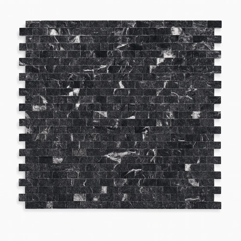 Mosaico Malla Marmol Creta Angosta Gris 30x30 Sensodeco