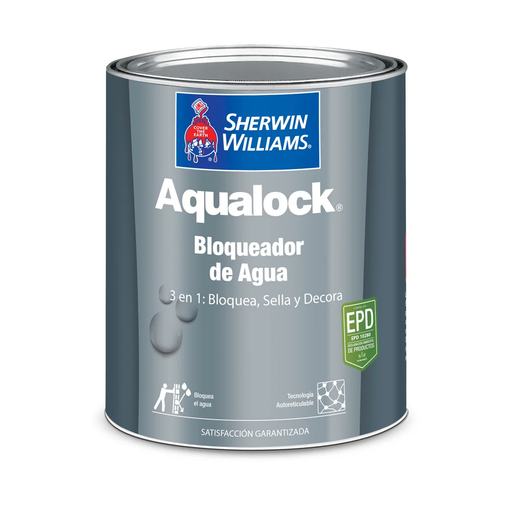 AQUALOCK BLOQUEADOR DE AGUA MATE BLANCO sherwin williams