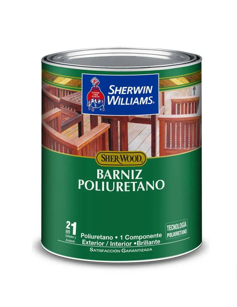 BARNIZ POLIURETANO BASE AGUA BRILLANTE SHERWIN WILLIAMS