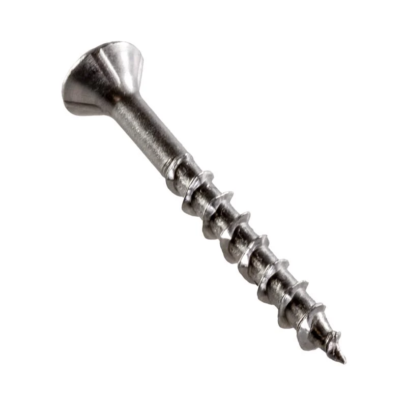 Tornillos para terraza Simpson Strong-Tie de cabeza plana con lóbulo en L, n.° 8, 1-5/8 pulg., 1 lb, paquete de 150 - Ofer...