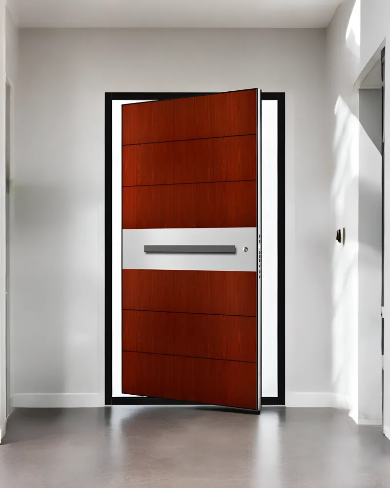 PUERTA DE PIVOTE - 1200*2200*90MM - PANEL MADERA - IZQUIERDA Sirena Electronics S.A.