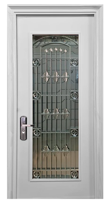 Puerta De Seguridad Metal Blanca 0.97m x 2.13m Sirena Electronics S.A.