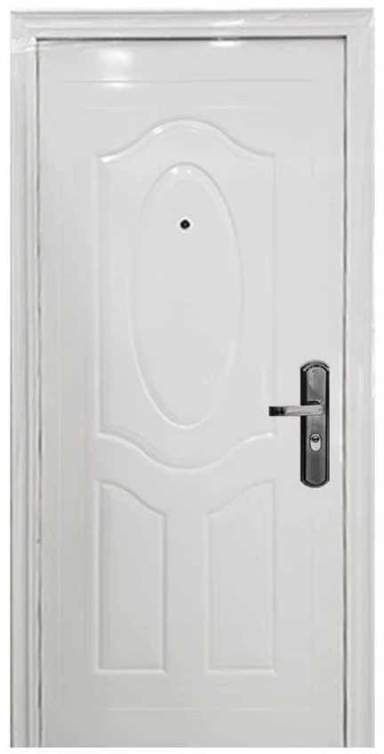 Puerta De Seguridad Metal Blanca 0.98m x 2.15m Sirena Electronics S.A.