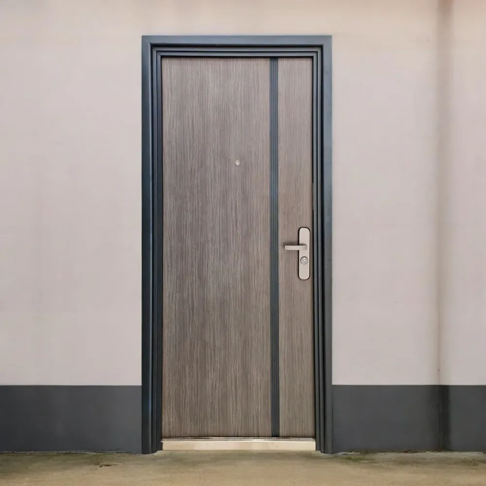 PUERTA DE SEGURIDAD MULTIPUNTOS - 97CM X 213CM X 7CM - MADERA Sirena Electronics S.A.