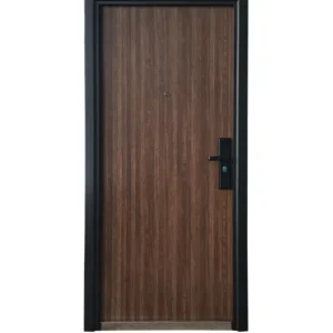 PUERTA DE SEGURIDAD MULTIPUNTOS - 97CM X 215CM X 70MM - NOGAL OSCURO Sirena Electronics S.A.