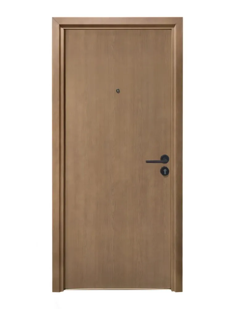 PUERTA DE SEGURIDAD MULTIPUNTOS - 97CM X 215CM X 70MM - NOGAL NATURAL CLARO Sirena Electronics S.A.