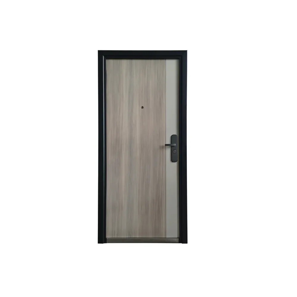 PUERTA DE SEGURIDAD MULTIPUNTOS - 97CM X 215CM X 7CM - CEDRO / CREMA Sirena Electronics S.A.