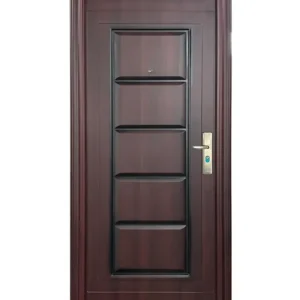 PUERTA DE SEGURIDAD MULTIPUNTOS - 98CM X 215CM X 50MM - NOGAL 2 Sirena Electronics S.A.