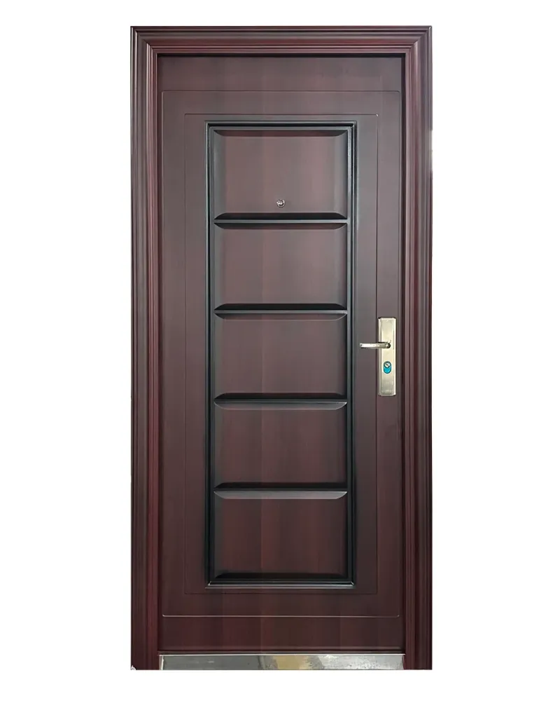 PUERTA DE SEGURIDAD MULTIPUNTOS - 98CM X 215CM X 50MM - NOGAL 2 Sirena Electronics S.A.