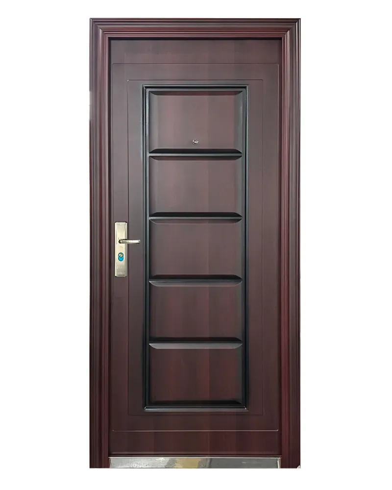 PUERTA DE SEGURIDAD MULTIPUNTOS - 98CM X 215CM X 50MM - NOGAL 2 Sirena Electronics S.A.