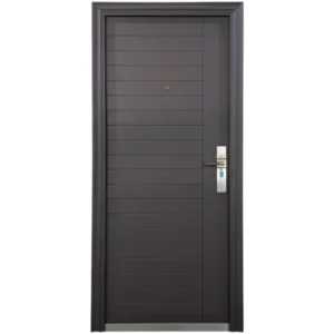 PUERTA DE SEGURIDAD MULTIPUNTOS - 98CM X 217CM X 5MM - CHOCOLATE OSCURO Sirena Electronics S.A.