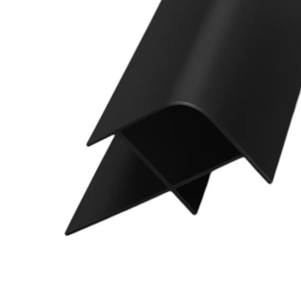 PERFIL DE ESQUINA L DE ANGULO SOLAR - ALUMINIO Negro Sirena Home Store