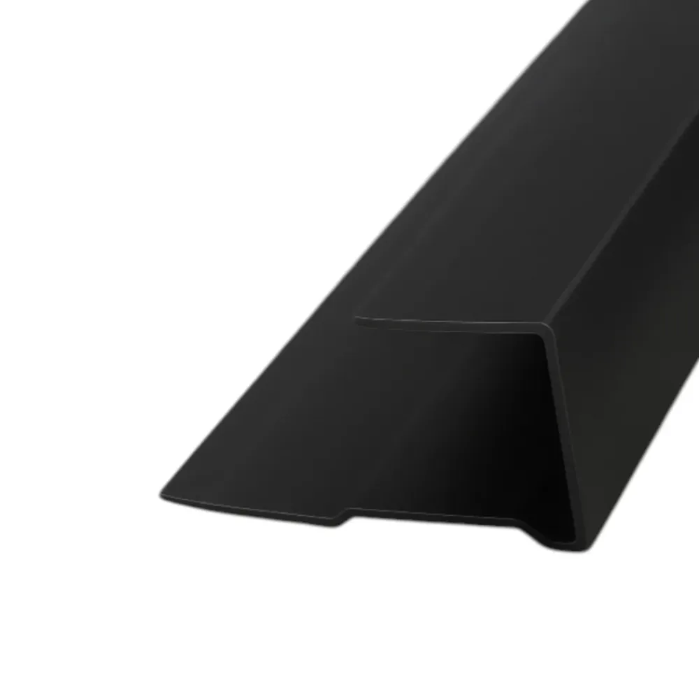 PERFIL DE ESQUINA EXTERIOR - ALUMINIO Negro Sirena Home Store