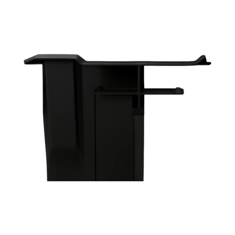 PERFIL DE UNIÓN DELGADO - ALUMINIO Negro Sirena Home Store