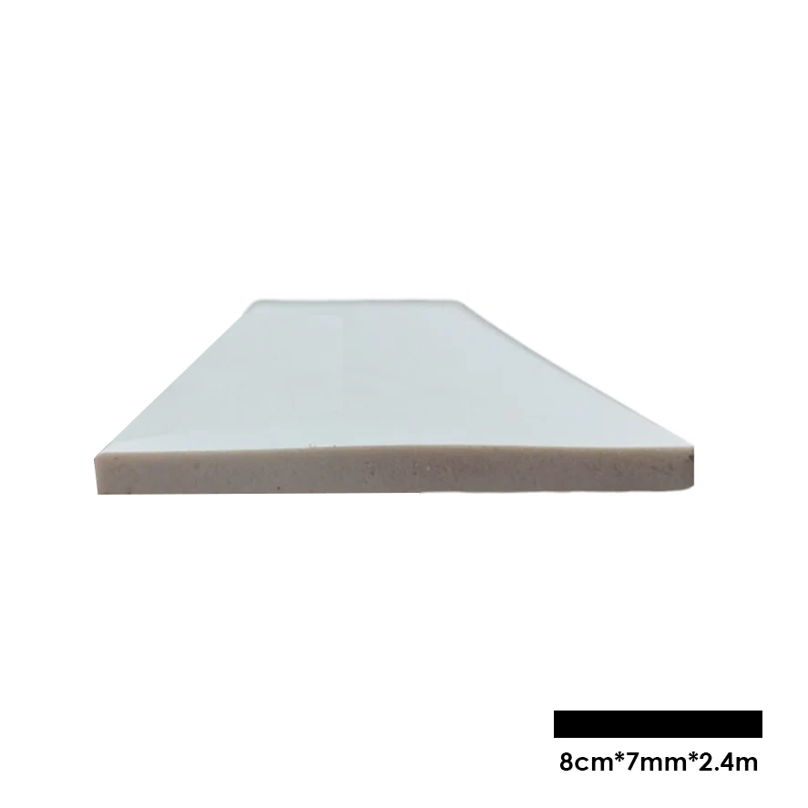 ZOCALO LISO DE PISO PS - BLANCO MATE Sirena Home Store