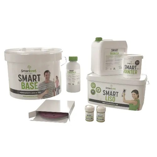 Kit de microcemento para duchas con azulejos de 8 m² Spike Smartcret