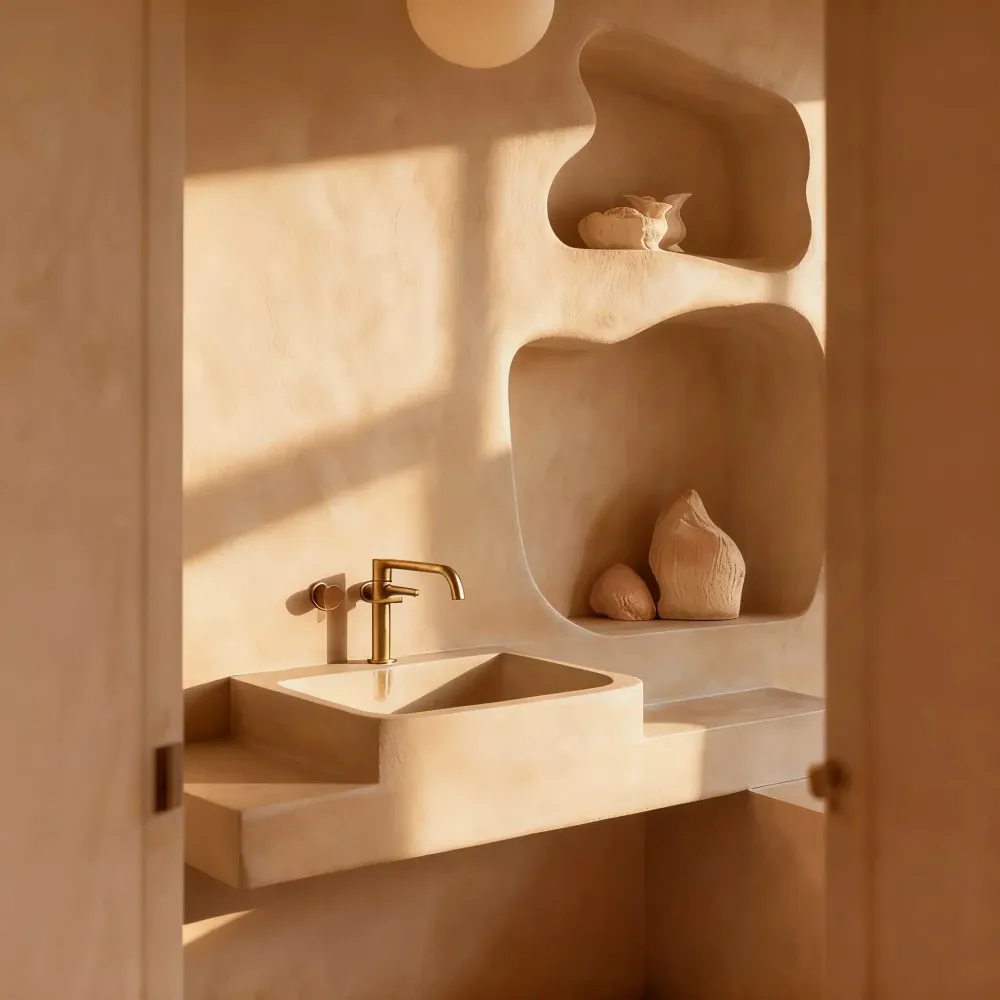 Kit microcemento para paredes de baño con azulejos de 24 m² Spike Smartcret