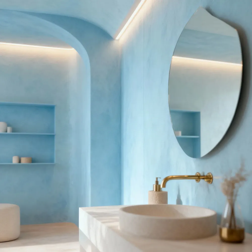 Kit microcemento para paredes de baño con azulejos de 24 m² Spike Smartcret