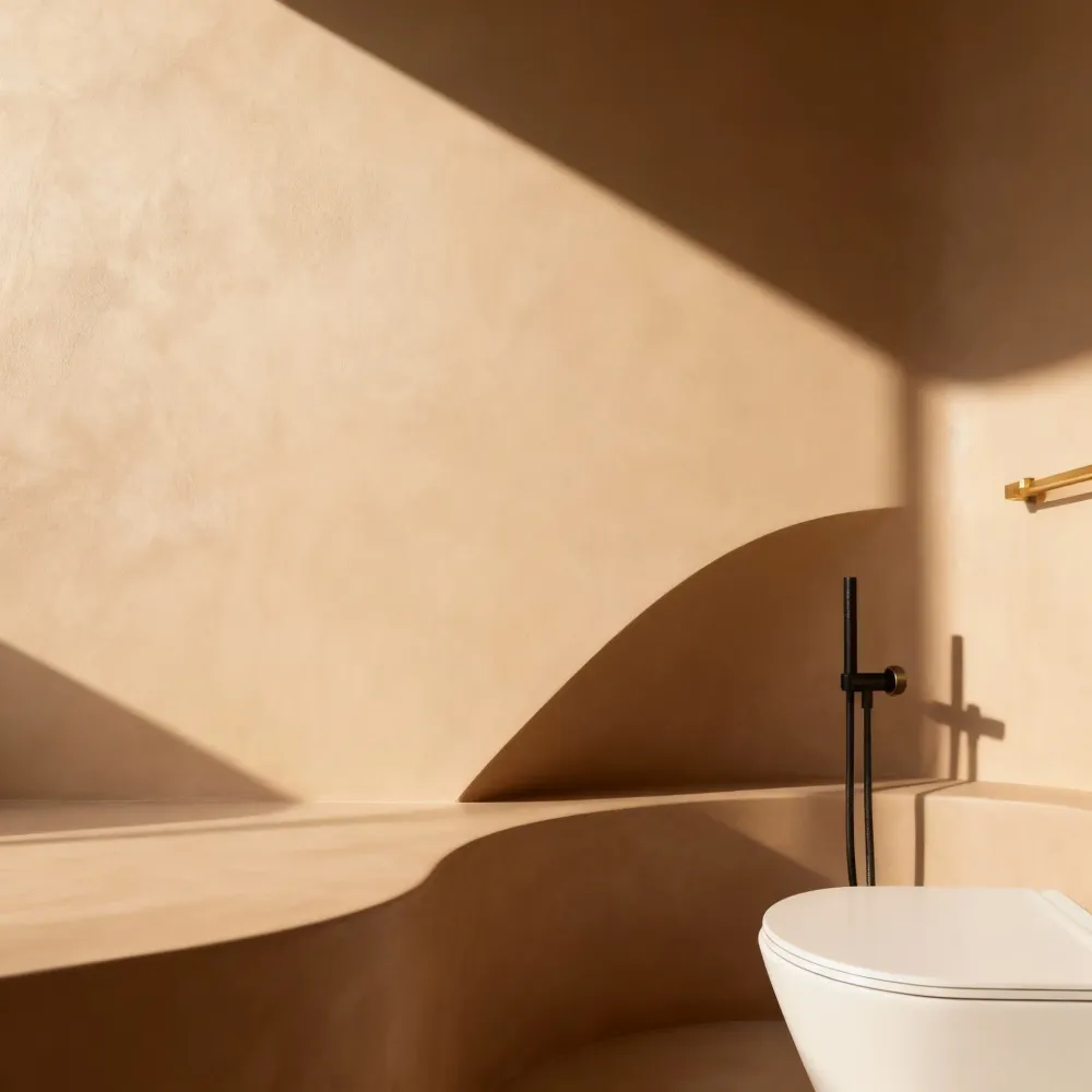 Kit microcemento para paredes de baño con azulejos de 24 m² Spike Smartcret