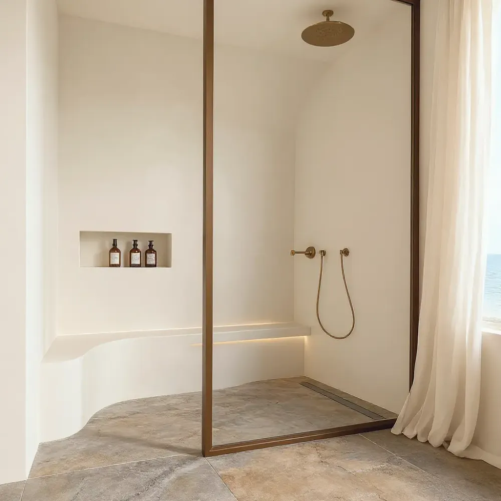 Kit de microcemento para paredes de baño con azulejos para 8 m² Spike Smartcret