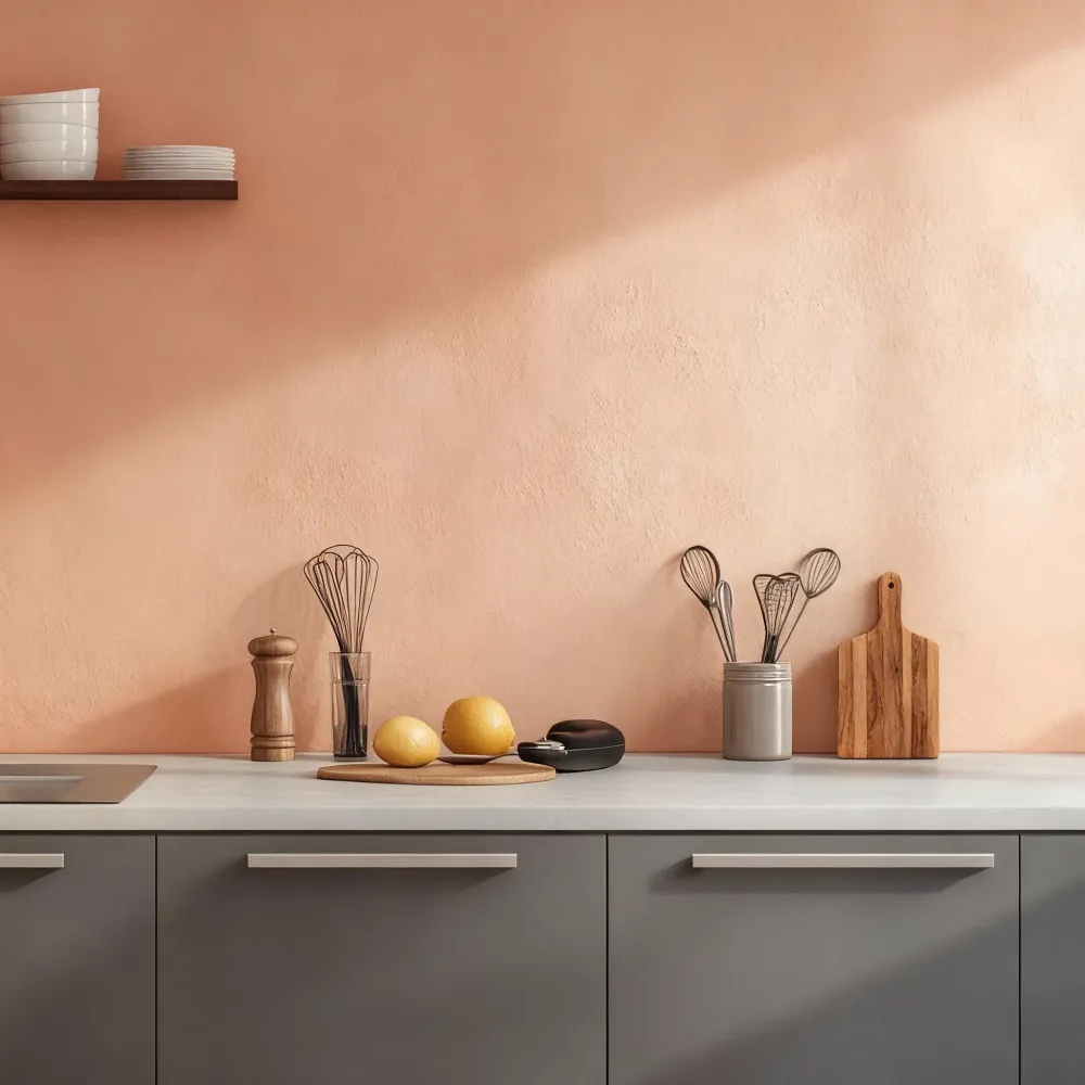 Kit microcemento de 4 m² para paredes de cocina con azulejos Spike Smartcret