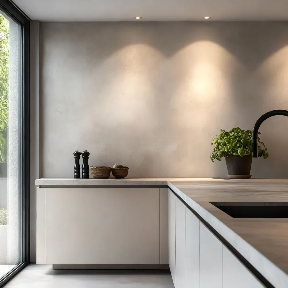 Kit microcemento para paredes de cocina de obra de 24 m² Spike Smartcret