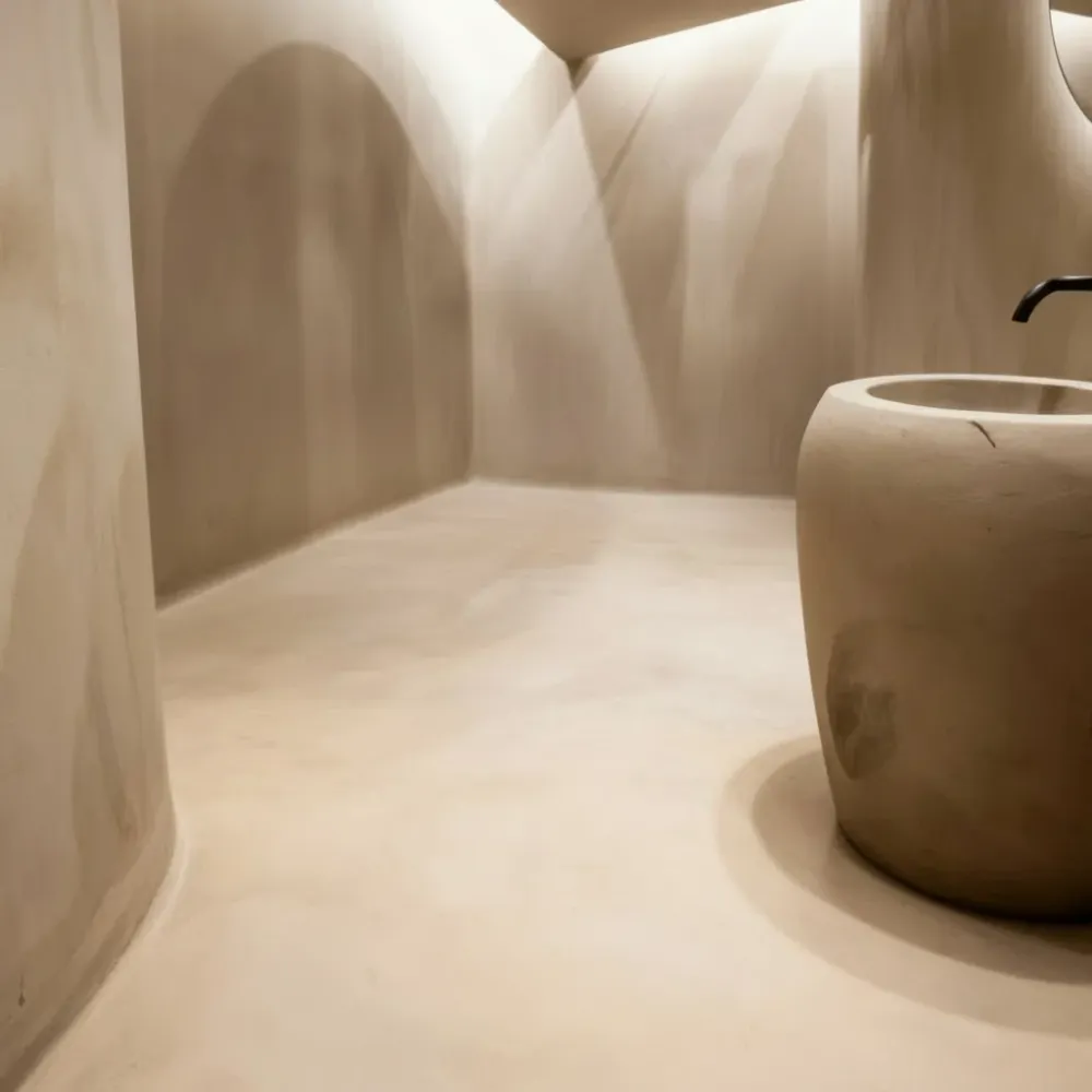 Kit microcemento para suelos de baño con azulejos de 4m² Spike Smartcret