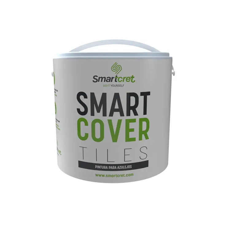 Smartcover Tiles: Pintura para azulejos sin imprimación Blanco Smartcret