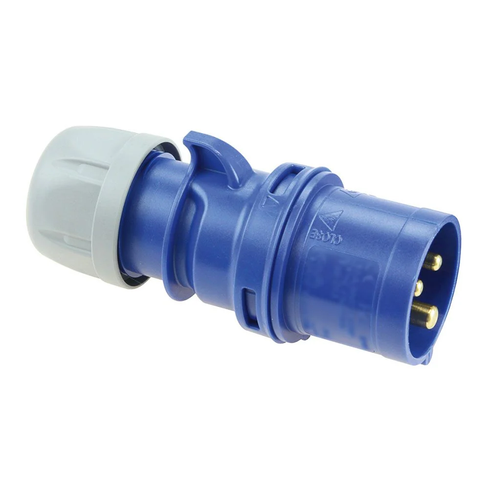 CLAVIJA CETAC 2P+T AZUL 32A 230V~ IP44 SOLERA