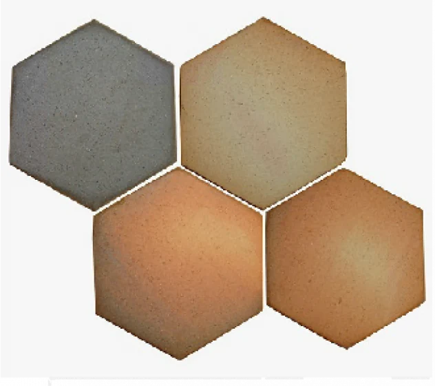 Arcilla Hexagonal Mate 12.5X12.5cm - Tejar De Pescadero Corcho