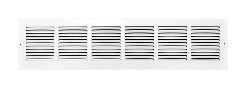 Rejilla lateral de 30" x 6" blanca - Caja abierta Tru Aire