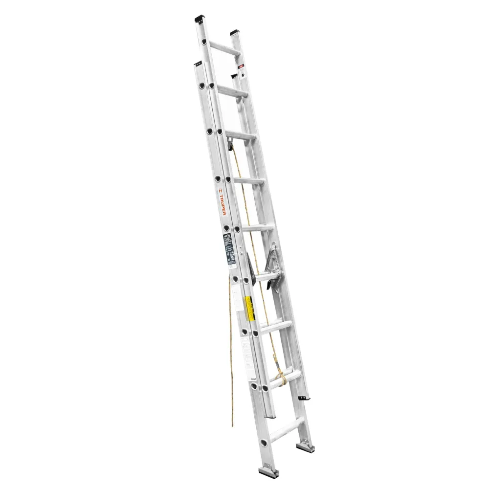 Escalera de extensión, tipo III, 16 peldaños, Truper 16026 ESE-16