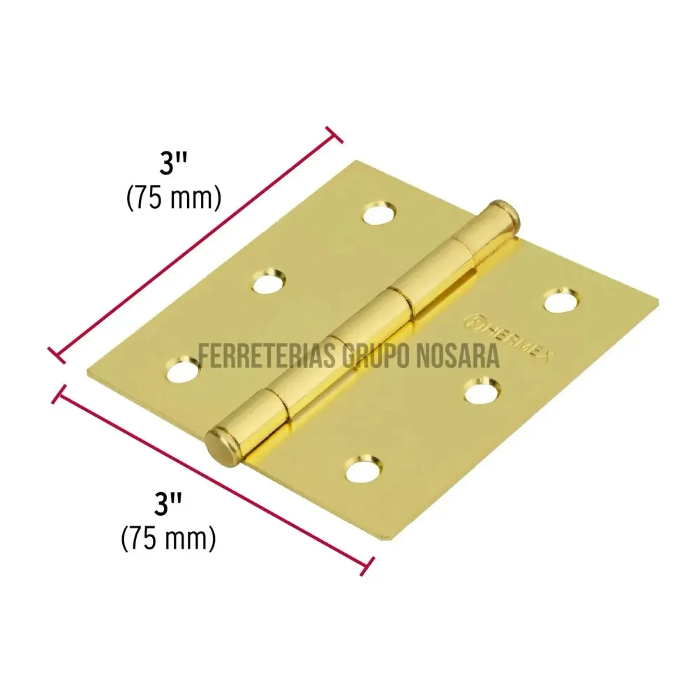 TRUPER BISAGRA DORADA 3 X 3 BC-301 28800