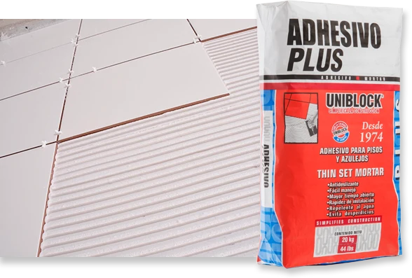 ADHESIVO UNIBLOCK PLUS 20 KG