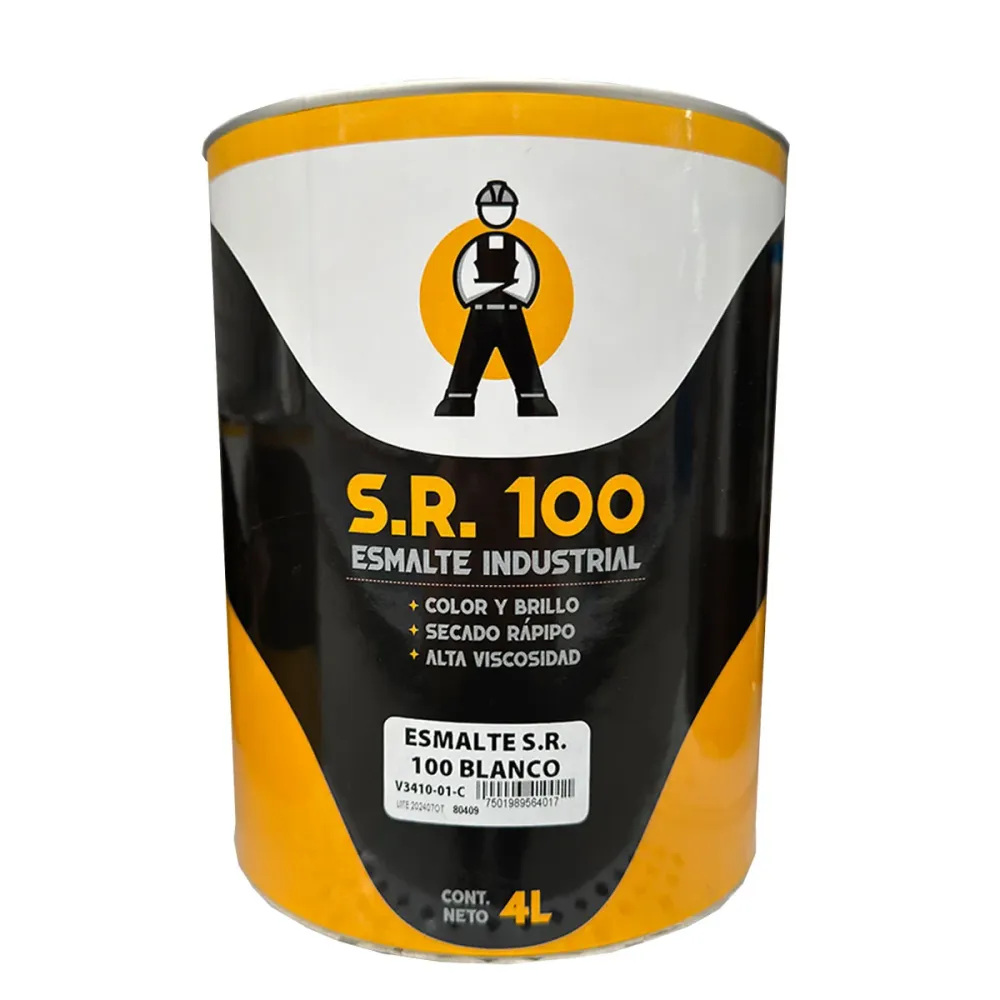 Esmalte S.R. 100 Negro 4L (V341002C) VALMEX
