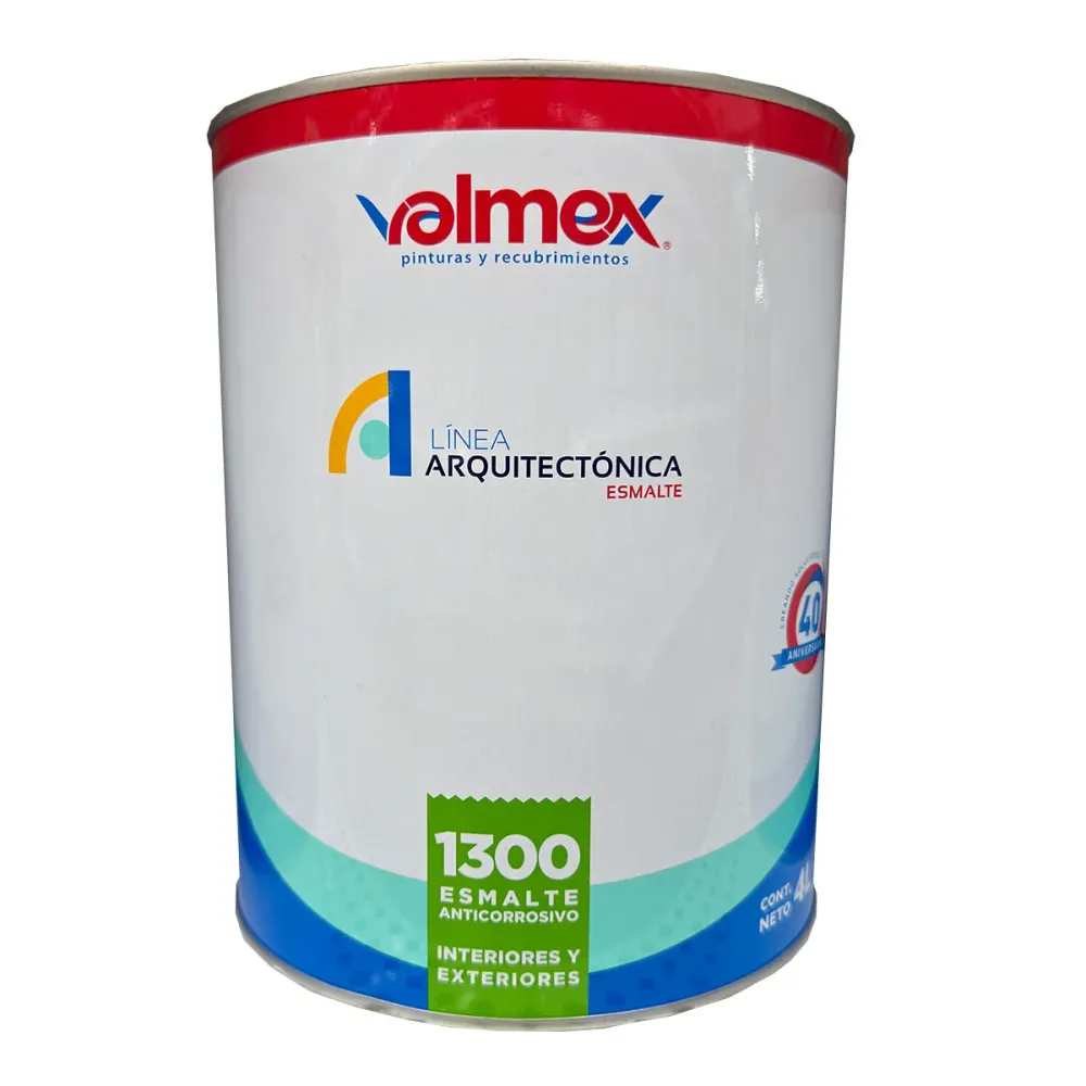 Esmalte Alquidal 1300 Blanco 4L (V321004C) VALMEX
