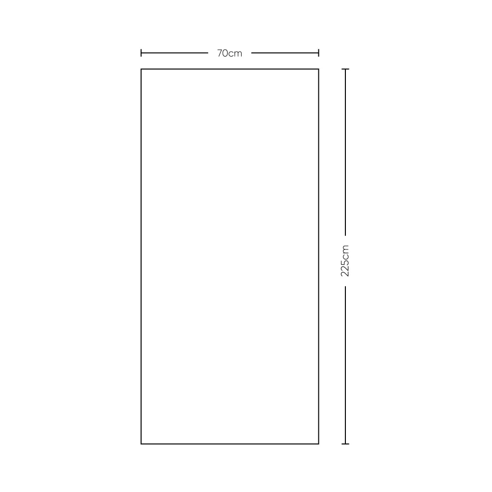 Puerta Multi Ancho Humo 70x225 cm Virtual Muebles MG