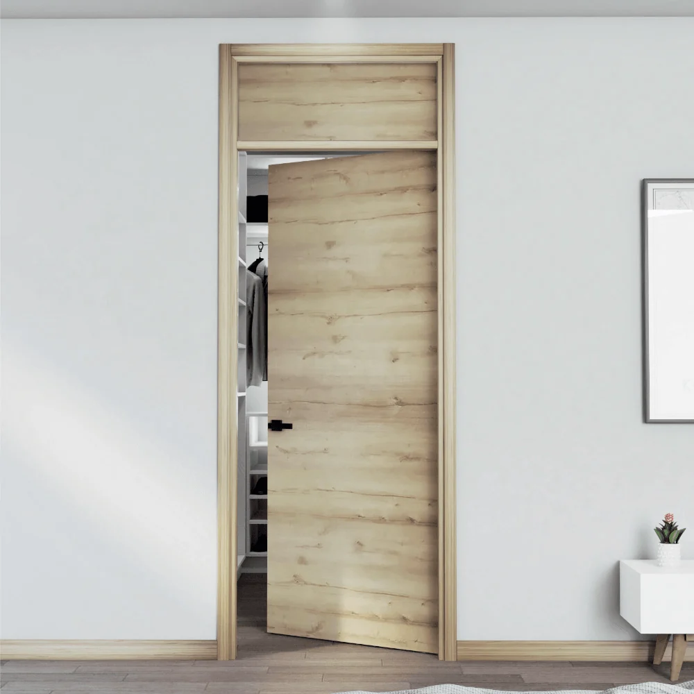 Puerta Prakti, Café Claro, con Cefena y Apertura La Derecha 90 Virtual Muebles MG