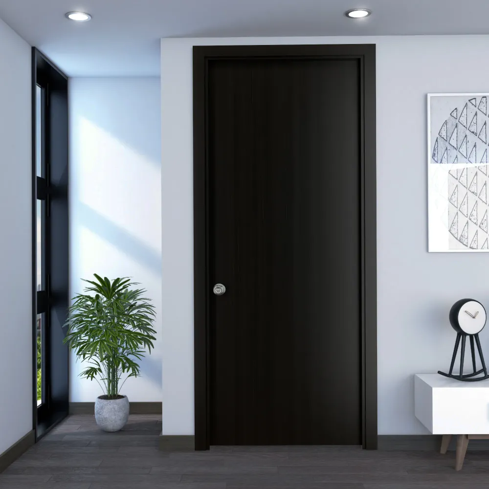 Puerta Wengue Clasico 75 X 200 cm Virtual Muebles MG