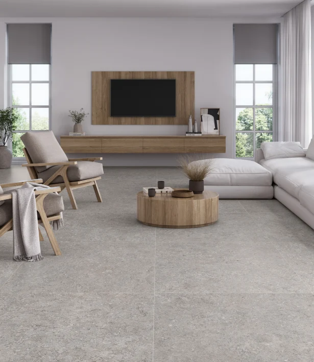 Porcelanato Esmaltado Mate Rectificado 60X120cm Grey - Vitacer Softstone