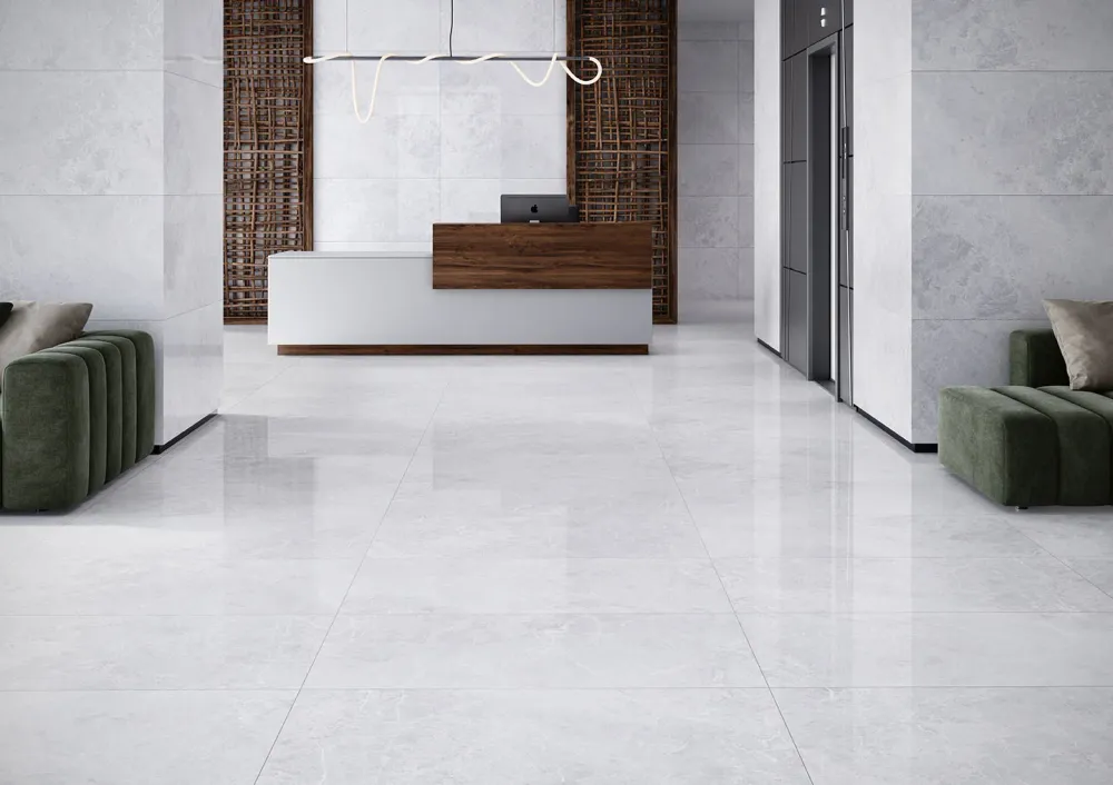 Piso Everest Brillo Blanco 60X120 1.44 M2 Rectificado (Precio Por Metro) VITROMEX