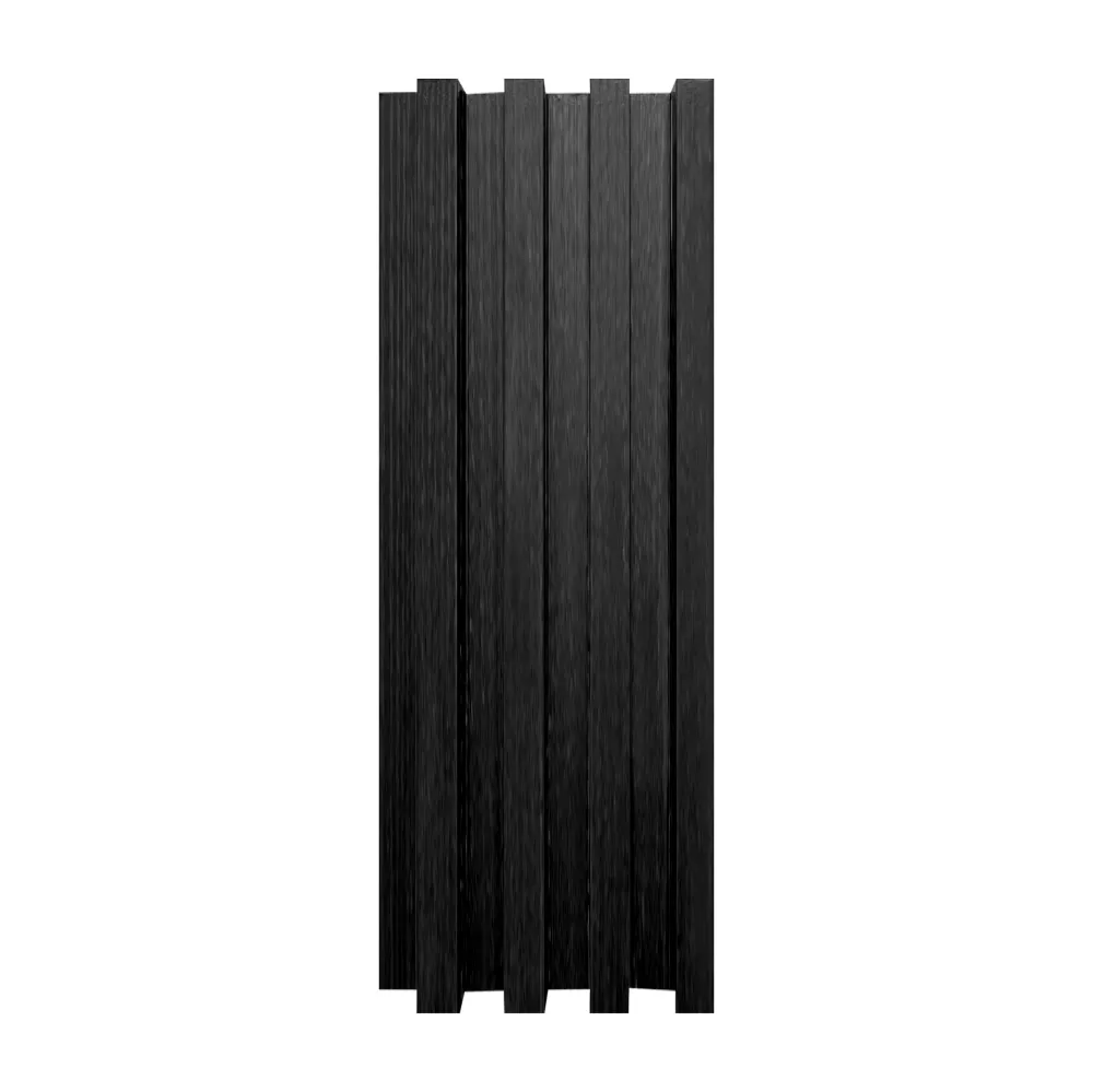 WALL PANEL PVC DE INTERIOR 240 x 17 cm - Negro