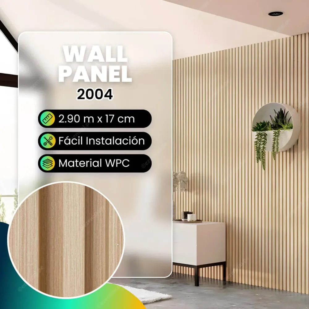 Wall panel de WPC 2004 - 290x17cm