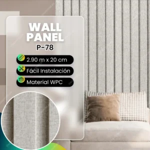 Wall panel de WPC P-78 - 290x20cm