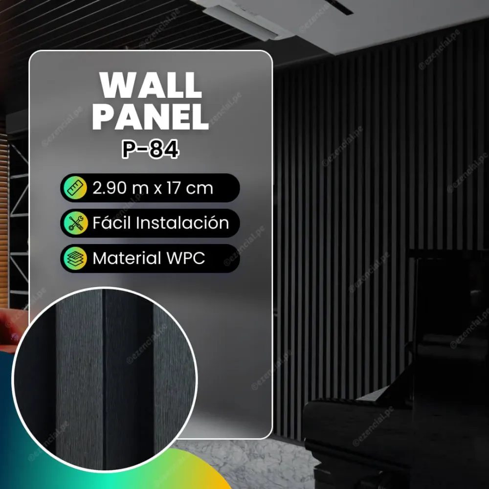 Wall panel de WPC P-84 290x17cm