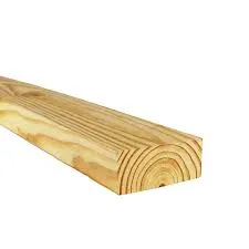 Madera de Pino Cepillado S4S - 2" x 4" x 4' Wudko
