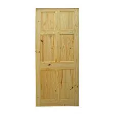 Puerta de Pino de 6 Paneles - 3' x 7' WUDKO