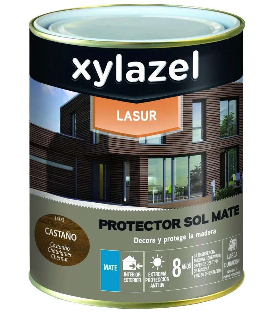 Xylazel Lasur Protector Sol Mate 375ml Teca